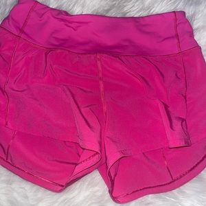 COPY - Sonic pink speed up lulu shorts